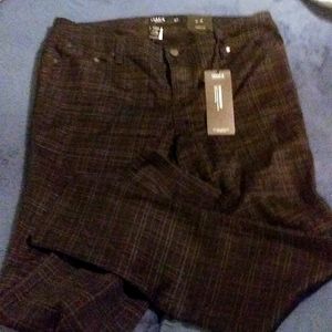 Torrid plaid luxe stretch skinny pants 16